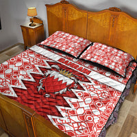 Bahrain Quilt Bed Set Royal Coat Of Arms And Map Islamic Pattern