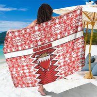 Bahrain Sarong Royal Coat Of Arms And Map Islamic Pattern