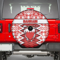 Bahrain Spare Tire Cover Royal Coat Of Arms And Map Islamic Pattern