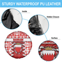 Bahrain Spare Tire Cover Royal Coat Of Arms And Map Islamic Pattern