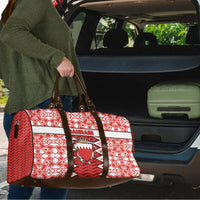 Bahrain Travel Bag Royal Coat Of Arms And Map Islamic Pattern