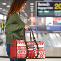 Bahrain Travel Bag Royal Coat Of Arms And Map Islamic Pattern