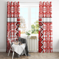 Bahrain Window Curtain Royal Coat Of Arms And Map Islamic Pattern