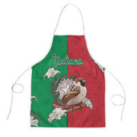 Italy Apron Sparrow With Symbol Italiana - Wonder Print Shop