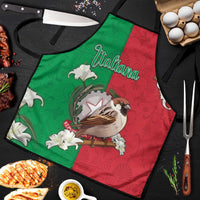 Italy Apron Sparrow With Symbol Italiana - Wonder Print Shop