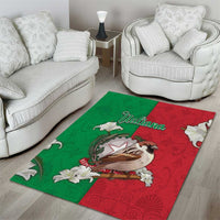 Italy Area Rug Sparrow With Symbol Italiana - Wonder Print Shop