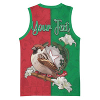 Personalized Italy Basketball Jersey Sparrow With Symbol Italiana - Wonder Print Shop