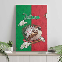 Italy Canvas Wall Art Sparrow With Symbol Italiana - Wonder Print Shop