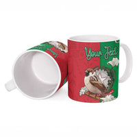 Personalized Italy Ceramic Mug Sparrow With Symbol Italiana - Wonder Print Shop