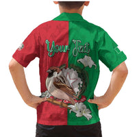 Personalized Italy Family Matching Mermaid Dress and Hawaiian Shirt Sparrow With Symbol Italiana - Wonder Print Shop