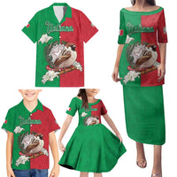 Personalized Italy Family Matching Puletasi and Hawaiian Shirt Sparrow With Symbol Italiana - Wonder Print Shop