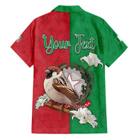 Personalized Italy Family Matching Puletasi and Hawaiian Shirt Sparrow With Symbol Italiana - Wonder Print Shop