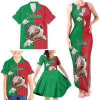 Personalized Italy Family Matching Tank Maxi Dress and Hawaiian Shirt Sparrow With Symbol Italiana - Wonder Print Shop