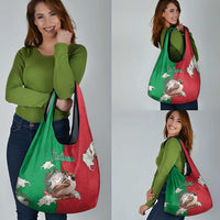 Italy Grocery Bag Sparrow With Symbol Italiana - Wonder Print Shop