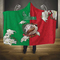 Italy Hooded Blanket Sparrow With Symbol Italiana - Wonder Print Shop