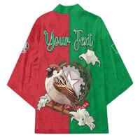 Personalized Italy Kimono Sparrow With Symbol Italiana - Wonder Print Shop