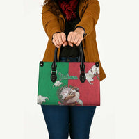 Italy Leather Bag Sparrow With Symbol Italiana - Wonder Print Shop