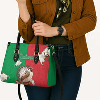 Italy Leather Bag Sparrow With Symbol Italiana - Wonder Print Shop
