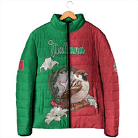 Personalized Italy Padded Jacket Sparrow With Symbol Italiana - Wonder Print Shop