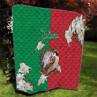 Italy Quilt Sparrow With Symbol Italiana - Wonder Print Shop