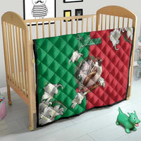 Italy Quilt Sparrow With Symbol Italiana - Wonder Print Shop