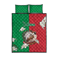 Italy Quilt Bed Set Sparrow With Symbol Italiana - Wonder Print Shop