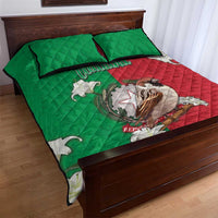 Italy Quilt Bed Set Sparrow With Symbol Italiana - Wonder Print Shop