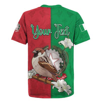 Personalized Italy Rugby Jersey Sparrow With Symbol Italiana - Wonder Print Shop