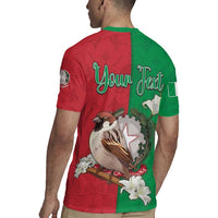 Personalized Italy Rugby Jersey Sparrow With Symbol Italiana - Wonder Print Shop