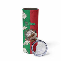 Personalized Italy Skinny Tumbler Sparrow With Symbol Italiana - Wonder Print Shop