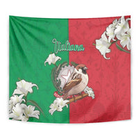 Italy Tapestry Sparrow With Symbol Italiana - Wonder Print Shop