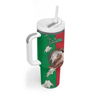Personalized Italy Tumbler With Handle Sparrow With Symbol Italiana - Wonder Print Shop
