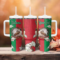 Personalized Italy Tumbler With Handle Sparrow With Symbol Italiana - Wonder Print Shop