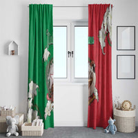 Italy Window Curtain Sparrow With Symbol Italiana - Wonder Print Shop