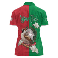 Personalized Italy Women Polo Shirt Sparrow With Symbol Italiana - Wonder Print Shop