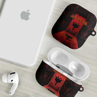 Albania AirPods Case Black Double Headed Eagle - Wonder Print Shop