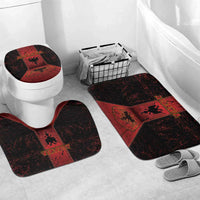Albania Bathroom Set Black Double Headed Eagle - Wonder Print Shop