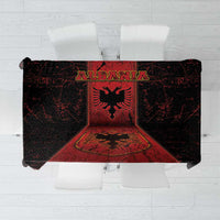 Albania Tablecloth Black Double Headed Eagle - Wonder Print Shop