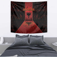 Albania Tapestry Black Double Headed Eagle - Wonder Print Shop