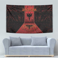 Albania Tapestry Black Double Headed Eagle - Wonder Print Shop