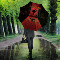 Albania Umbrella Black Double Headed Eagle - Wonder Print Shop
