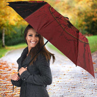 Albania Umbrella Black Double Headed Eagle - Wonder Print Shop