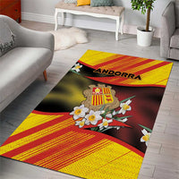 Andorra Area Rug The Grandalla Flowers With Symbol - Wonder Print Shop