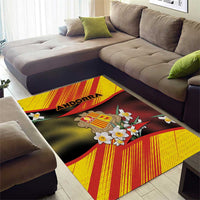 Andorra Area Rug The Grandalla Flowers With Symbol - Wonder Print Shop