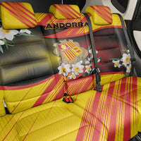 Andorra Back Car Seat Cover The Grandalla Flowers With Symbol - Wonder Print Shop