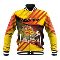 Personalized Andorra Baseball Jacket The Grandalla Flowers With Symbol - Wonder Print Shop