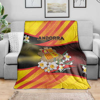 Andorra Blanket The Grandalla Flowers With Symbol - Wonder Print Shop
