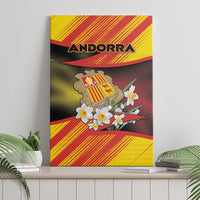 Andorra Canvas Wall Art The Grandalla Flowers With Symbol - Wonder Print Shop
