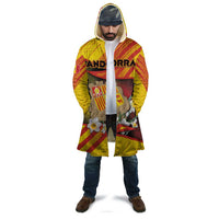 Personalized Andorra Cloak The Grandalla Flowers With Symbol - Wonder Print Shop