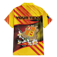 Personalized Andorra Family Matching Mermaid Dress and Hawaiian Shirt The Grandalla Flowers With Symbol - Wonder Print Shop